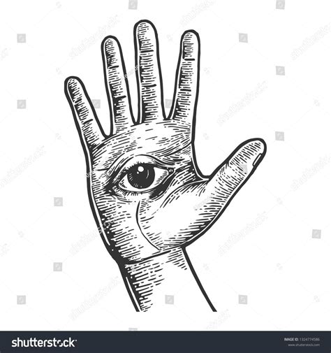 Hand with Eye Sketch