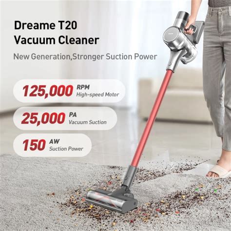 Xiaomi Dreame T Handheld Wireless Vacuum Cleaner Hd Full Color Screen