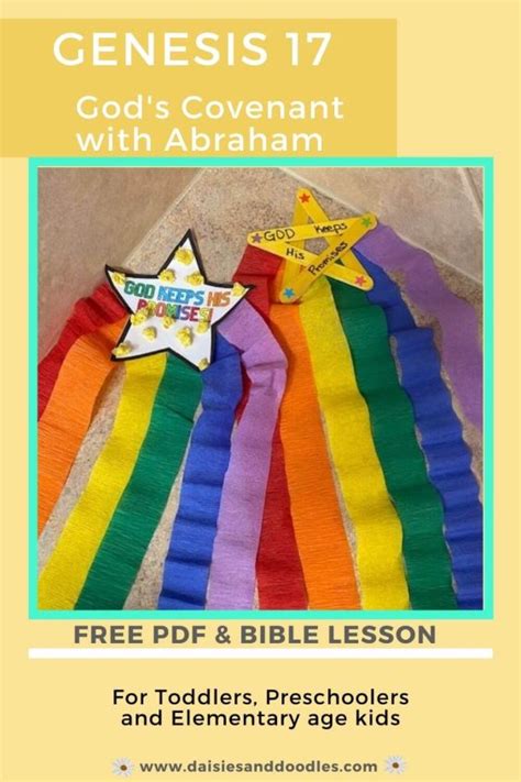 God S Covenant With Abraham Digging Deeper With Daisies Doodles