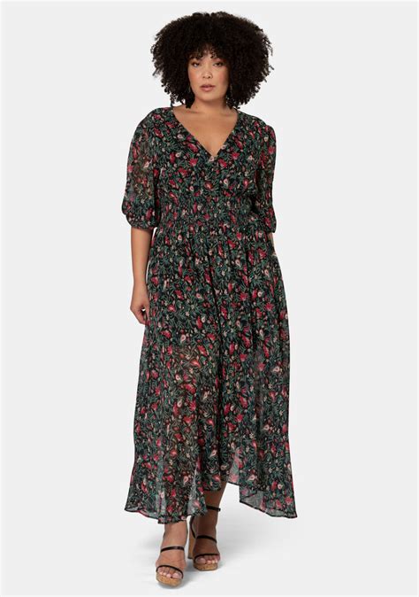 Buy Next Universe Rose Print Maxi Dress By The Poetic Gypsy Online