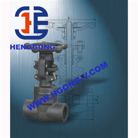 API DIN GOST Factory Stainless Steel Welded Forged Steel Gate Valve