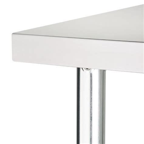 Tables En Acier Inoxydable Sans Rebord Vogue Profondeur De Mm P