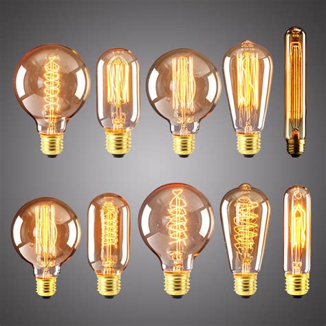 Aliexpress Buy Vintage Edison Filament Bulb Retro Lamp E V