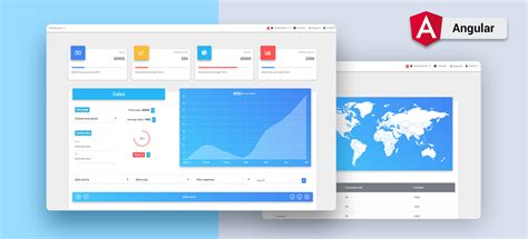 Angular Admin Dashboard Template Angular Material Design