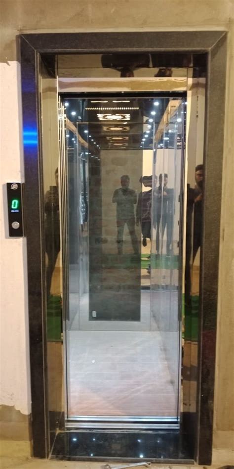 Glass Auto Door Passenger Elevator With Machine Room Maximum Speed