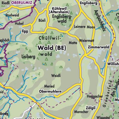 Wald Be Stadtpl Ne Und Landkarten