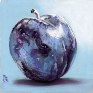 Pastel Artists International Blue Plum By Ria Hills