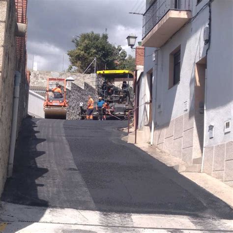 El Consistorio De Mombeltr N Concluye La Pavimentaci N De Tres Calles