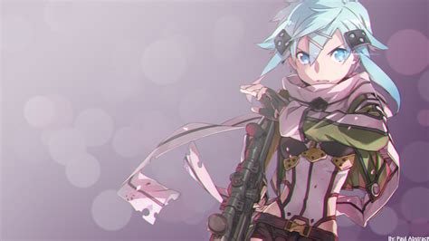 Sword Art Online Ii Sinon Hd Wallpaper By Paulabstract