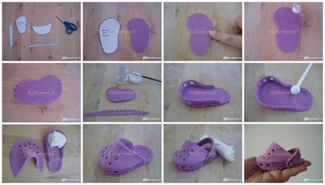 Tuto Crocs Fondant Tutorial Cake Decorating Tutorials Cake Topper