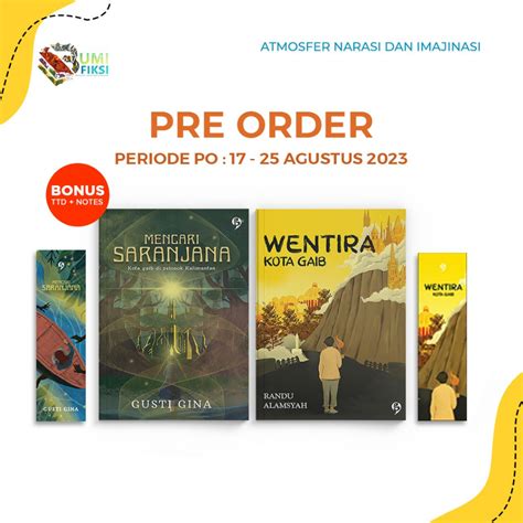 Jual PRE ORDER Buku Bacaan Novel MENCARI SARANJANA By Stefani