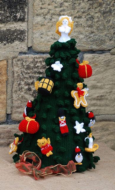 Advent Christmas Tree Free Knitting Pattern