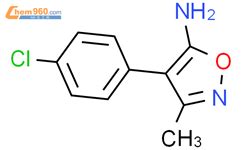 4 4 Chlorophenyl 3 methyl 1 2 oxazol 5 amine 98947 25 2 深圳爱拓化学有限公司