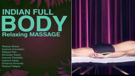 Indian Full Body Massage Therapy Fitness Massage Full Body Massage Video Youtube