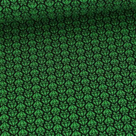 Jacquard Alb Stoffe Bling Bling Diamonds Green SDS Stoffen