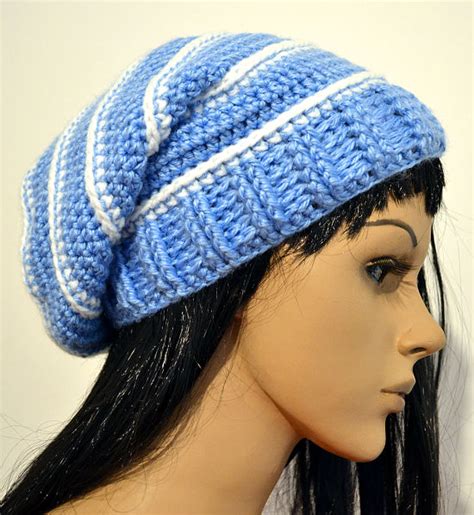 Gorro Caido En Crochet O Ganchillo