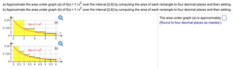 Solved Approximate The Area Under Graph A Of F X X Chegg