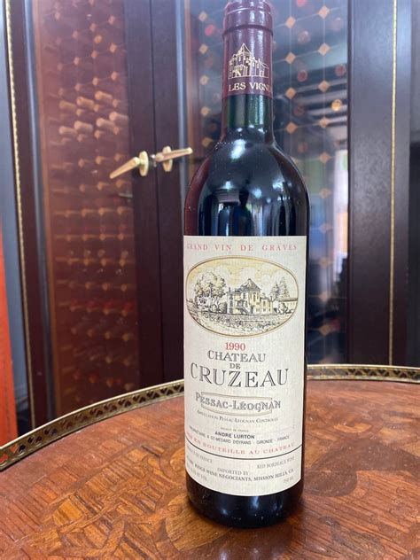 1990 Château de Cruzeau France Bordeaux Graves Pessac Léognan