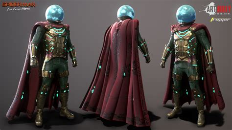 Artstation Spider Man Far From Home Mysterio Augmented Reality