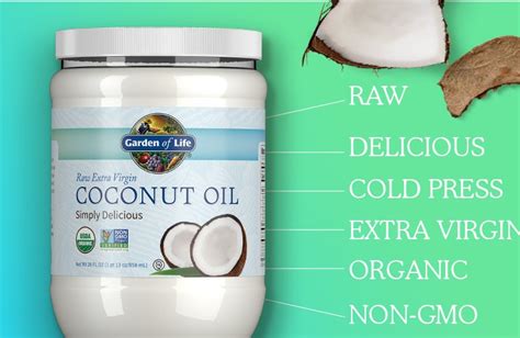 Raw Extra Virgin Coconut Oil Garden Of Life