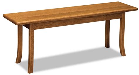 Carlisle Trestle Bench Amish Solid Wood Benches Kvadro Furniture