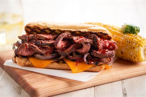 Cheesy Tri-tip Steak Sandwiches - Westjeffoxroast.com