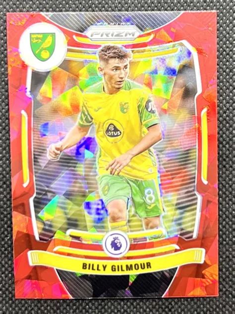 2021 22 PANINI PRIZM Premier League Soccer Red Cracked Ice Prizm Billy