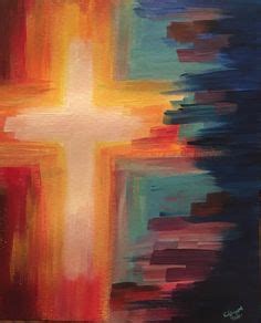 Cross Christian Art Painting Painting Crafts, Abstract Painting, Art ...