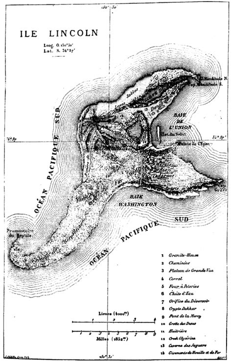 La G Ographie De Jules Verne Et Ses Cartes Dans L Le Myst Rieuse