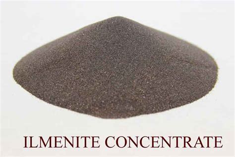 Ilmenite concentrate supplier and manufacturer.