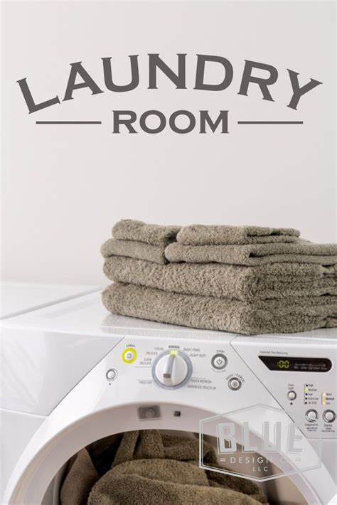 Laundry Room Vinyl Wall Decal Laundry Room Decor Laundry Etsy