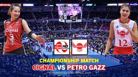 Cignal Vs Petro Gazz Pvl Championship Match Game Live Scoreboard