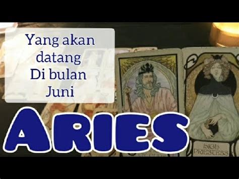 ARIESKamu Akan Dealing Dengan Org Ini Dibulan JUNI YouTube