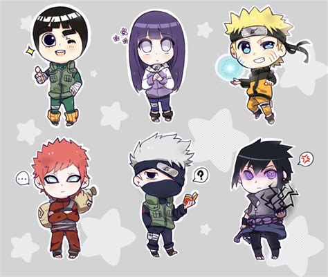 Naruto chibi stickers by osu24-7 on DeviantArt