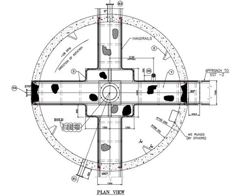 Jointing Of Roundabouts Plan View AutoCAD Drawing DWG File Cadbull