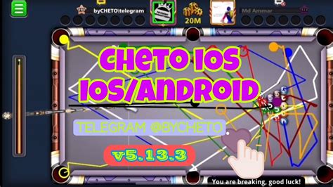 Tool Aim 8 Ball Pool IOS Android Cheto Autoplay Antiban Hur Man