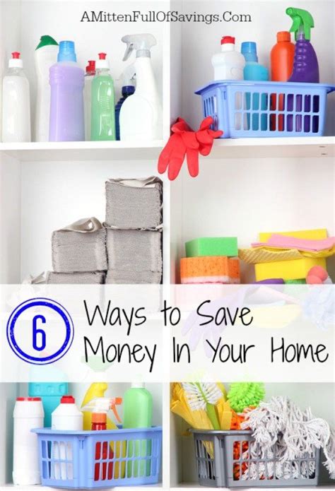 Easy Ways To Save Money In Your Home Living On A Budget Frugal Living