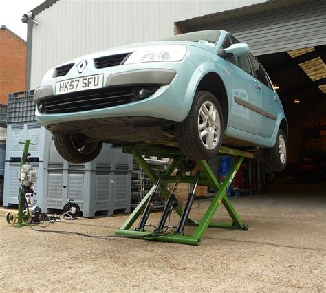 The Strongman Tamar Car Scissor Lift provides a stable and secure ...