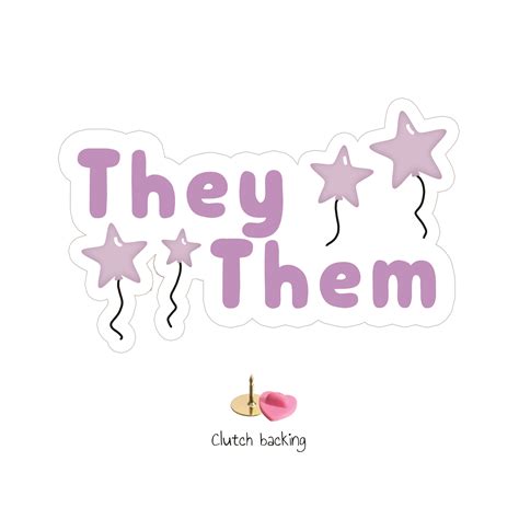 They Them Pronoun Pin ShopPanda Online Store Powered By Storenvy