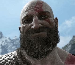 Kratos smiling. : r/GodofWar