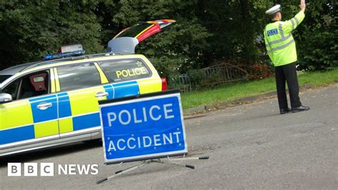 Driver Dies In Two Car Crash At Roundabout In Bathgate Bbc News