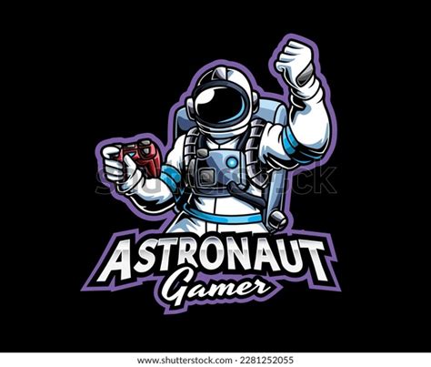 Astro Gaming Mascot Logo Design Astronaut Stock Vector (Royalty Free ...