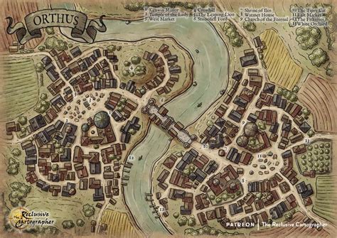 dnd town map  drew    couple  days enjoy gaming
