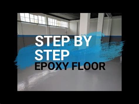 Step By Step Epoxy Floor Case Study How To Apply From Start To