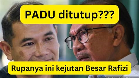 Padu Ditutup Rupanya Ini Kejutan Terbesar Rafizi Youtube