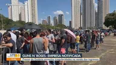 Ja Edi O Guns N Roses Em Goi Nia Procon Notifica Empresa