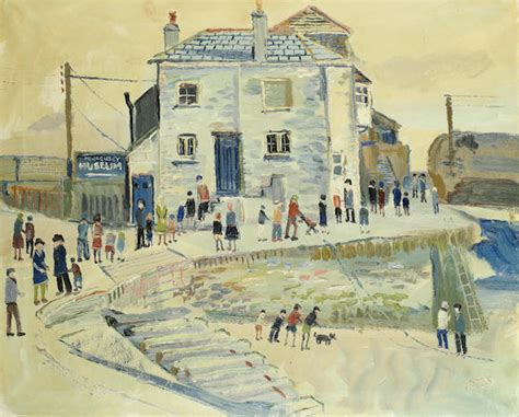 Bonhams : Fred Yates (British, 1922-2008) Mevagissey Museum unframed