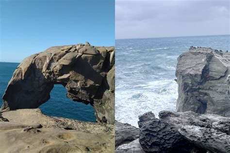 東北角「象鼻岩」鼻子斷裂落海 疑風浪過大海水侵蝕所致 生活 中央社 Cna