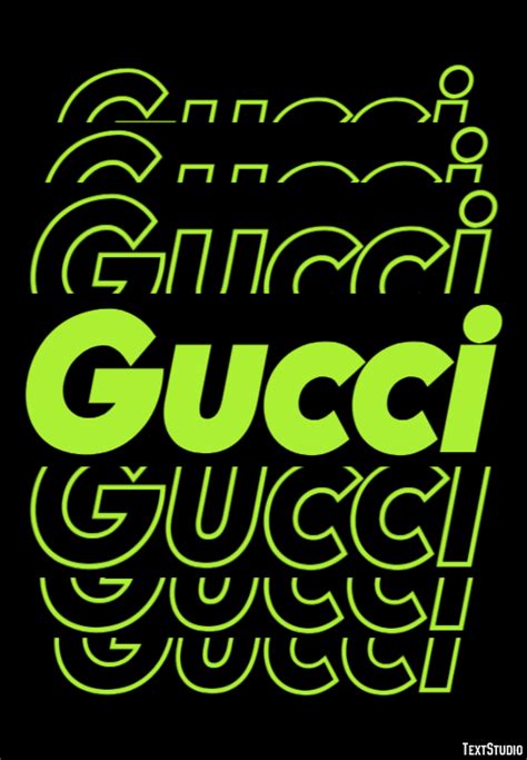 Gucci Effet De Texte Et Design De Logos Marque Textstudio