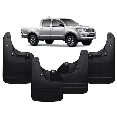 Para Barro Hilux Lameiro Plastico Preto Pecas